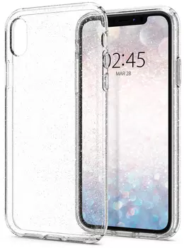 Чехол Spigen Liquid Crystal Glitter (064CS24867) для iPhone XR (Crystal Quartz)