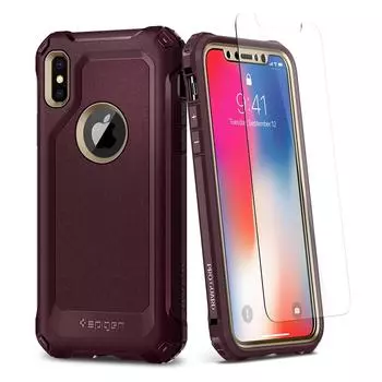 Чехол Spigen Pro Guard (057CS22700) для Apple iPhone X (Shampagne Gold)