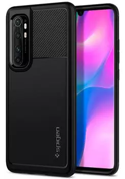 Чехол Spigen Rugged Armor (ACS01306) для Xiaomi Mi Note 10 Lite (Black)