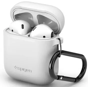 Чехол Spigen Silicone Case (066CS24809) для AirPods (White)