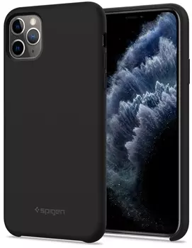 Чехол Spigen Silicone Fit (077CS27226) для iPhone 11 Pro (Black)
