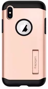 Чехол Spigen Slim Armor (057CS22140) для Apple iPhone X (Gold)
