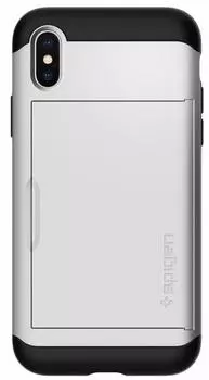 Чехол Spigen Slim Armor CS (057CS22158) для Apple iPhone X (Satin Silver)