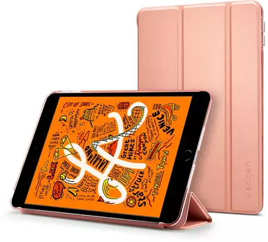 Чехол Spigen Smart Fold (051CS26113) для iPad mini 5 (Rose Gold)