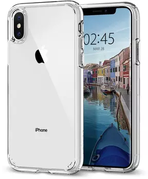 Чехол Spigen Ultra Hybrid (063CS25115) для iPhone X/Xs (Crystal Clear)