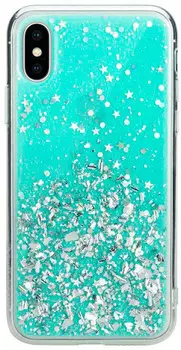 Чехол SwitchEasy Starfield для iPhone XS (Mint)