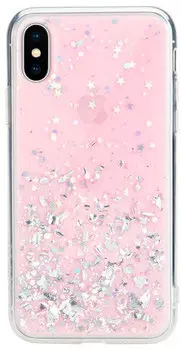 Чехол SwitchEasy Starfield для iPhone XS (Pink)