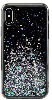 Чехол SwitchEasy Starfield для iPhone XS (Ultra Black)