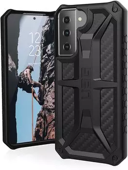 Чехол UAG Monarch (212811114242) для Samsung Galaxy S21 5G (Carbon Fiber)