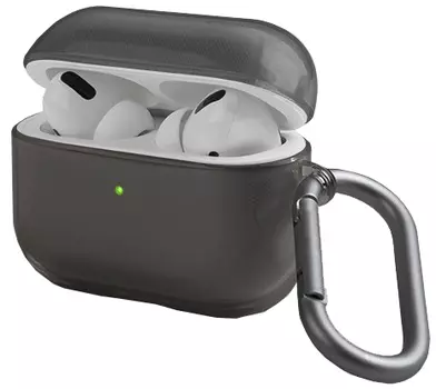 Чехол Uniq Glase для AirPods Pro (Smoke)