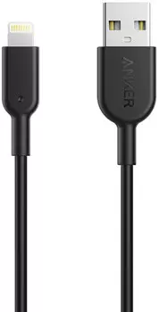 Дата-кабель для iPod, iPhone, iPad Anker Powerline II 0.9m USB-Lightning A8432H11 (Black)