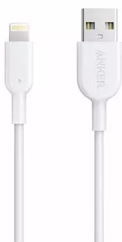 Дата-кабель для iPod, iPhone, iPad Anker Powerline II 0.9m USB-Lightning A8432H21 (White)