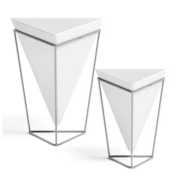 Декор настольный Umbra Trigg белый-никель