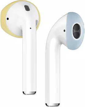 Держатель Elago Secure Fit (EAP-PADSM-YEPBL) для наушников Apple AirPods (Yellow/Pastel Blue)