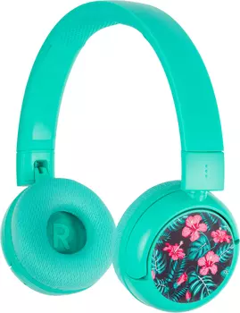 Детские Bluetooth-наушники с микрофоном BuddyPhones POP (Turquoise)