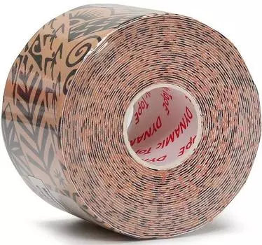 Динамический тейп Dynamic Tape DT50TT (Beige/Black Tattoo)