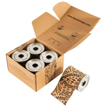 Динамический тейп Dynamic Tape DT75TT-4D 7.5cm/5m (Beige/Black)