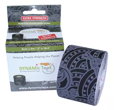 Динамический тейп Dynamic Tape ECO DT50TTEB (Black/Grey Tattoo)