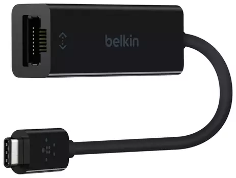 Ethernet-адаптер Belkin USB-C to Gigabit Ethernet Adapter (Black)