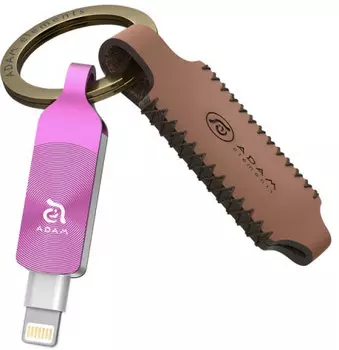 Флеш-накопитель ADAM elements iKlips Duo+ 32GB Lightning (Pink)