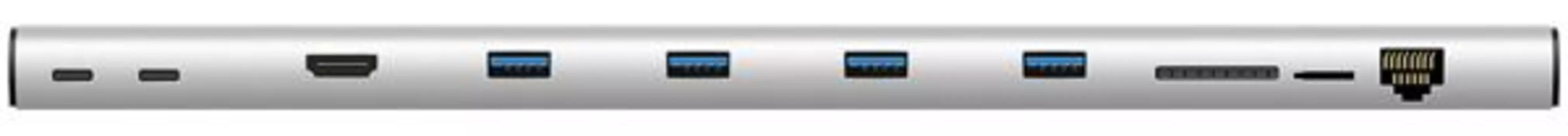 Хаб Rombica Type-C Dock TC-00080 (Silver)