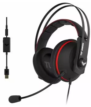 Игровая гарнитура Asus TUF Gaming H7 90YH01VR-B8UA00 (Red)