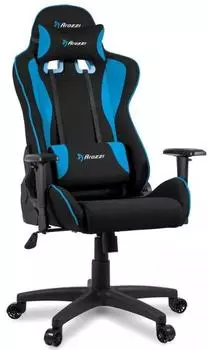 Игровое кресло Arozzi Mezzo V2 (Fabric Black/Blue)