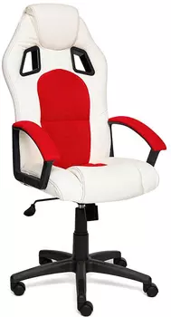 Игровое кресло Tetchair Driver 12842 (White/Red)