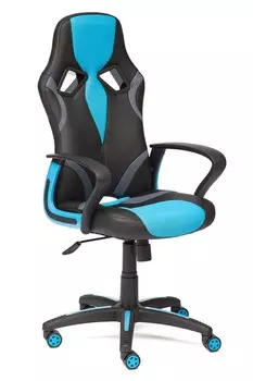 Игровое кресло Tetchair RUNNER (Black/Blue)