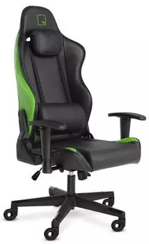 Игровое кресло WARP Sg (Black/Green)