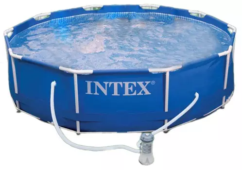 Intex Metal Frame Pool (C28202) - каркасный бассейн 305х76см (Blue)