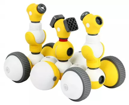 Электромеханический конструктор Bell.AI Mabot MA1003 12 в 1 (Yellow/White)