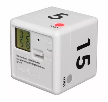 Электронный таймер TFA Cube 38.2032.02 (White)