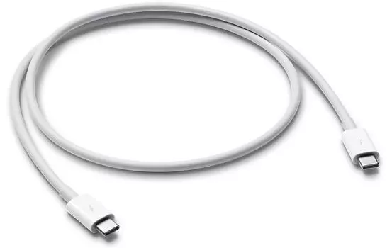 Кабель Apple USB-C Thunderbolt 3 (MQ4H2ZM/A) 0.8 метра (White)