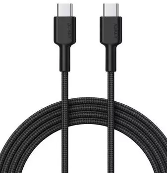 Кабель Aukey CB-CD29 USB-C to USB-C 1.2m (Black)