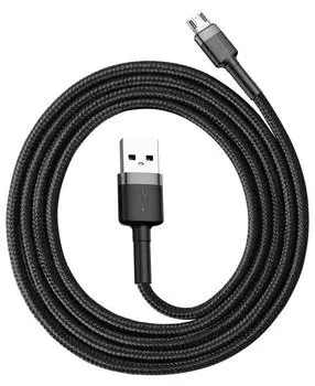 Кабель Baseus Cafule USB/MicroUSB 1m CAMKLF-BG1 (Black)