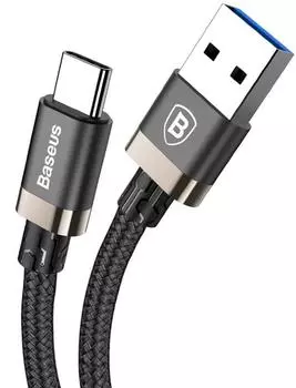 Кабель Baseus Golden Belt Series USB/USB-C 1m CATGB-1V (Black/Gold)