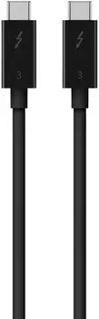 Кабель Belkin Thunderbolt 3 (F2CD084bt0.8MBK) USB-C 0.8m (Black)