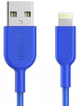 Кабель для iPod, iPhone, iPad Anker Powerline II Lightning 0.9 m A8432H31 (Blue)