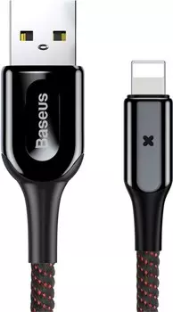 Кабель для iPod, iPhone, iPad Baseus X-type Light (CALXD-B01) USB/Lightning 1m (Black)