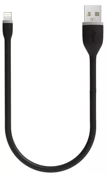 Кабель для iPod, iPhone, iPad USB-Lightning Satechi Flexible 0.25 м B0160CP1EG (Black)