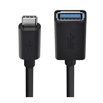 Кабель-переходник Belkin USB-C to USB-A Adapter F2CU036btBLK (Black)