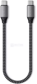 Кабель Satechi ST-TCC10M USB-C 25cm (Space Grey)