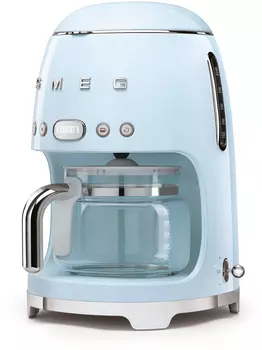 Капельная кофемашина Smeg DCF02PBEU (Pastel Blue)