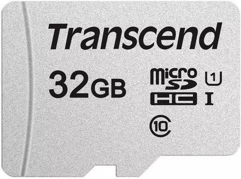 Карта памяти Transcend 300S microSDXC/SDHC 32Gb Class 10 UHS-I U1 (TS32GUSD300S-A)