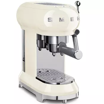 Кофемашина-эспрессо Smeg ECF01CREU (Cream)