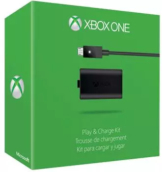 Комплект Microsoft Play &amp; Charge Kit (S3V-00014) для Xbox One (Black)