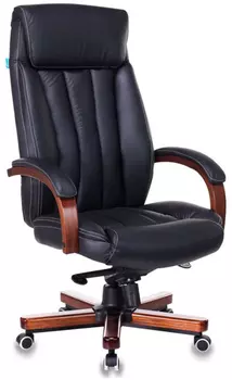 Кресло руководителя Бюрократ T-9922WALNUT (Black)