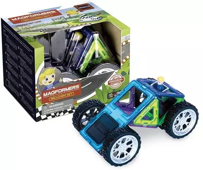 Магнитный конструктор Magformers Rally Kart Set (707016)