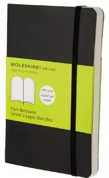 Moleskine Classic Soft Pocket (QP613) - нелинованный блокнот (Black)